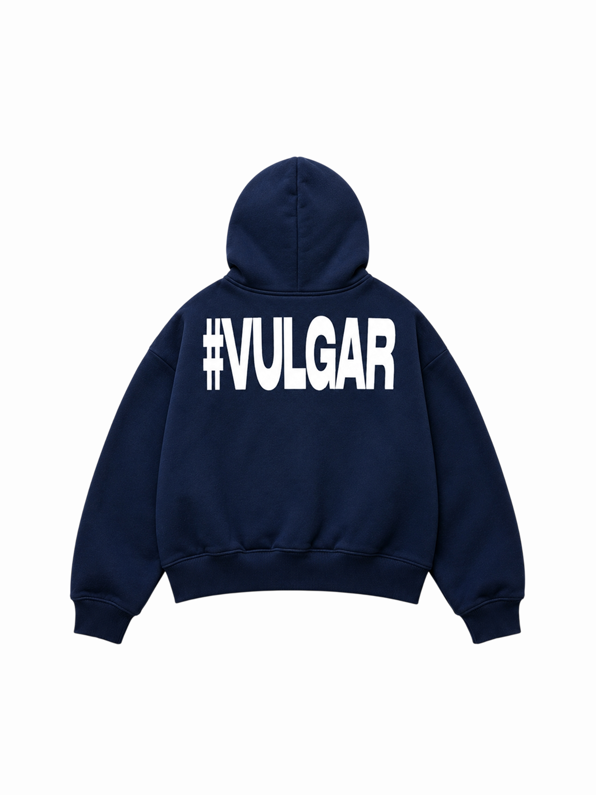 NAVY CORE ZIP-HOODIE #VULGAR